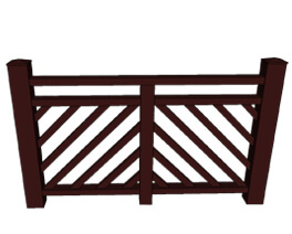 塑木护栏|塑木围栏